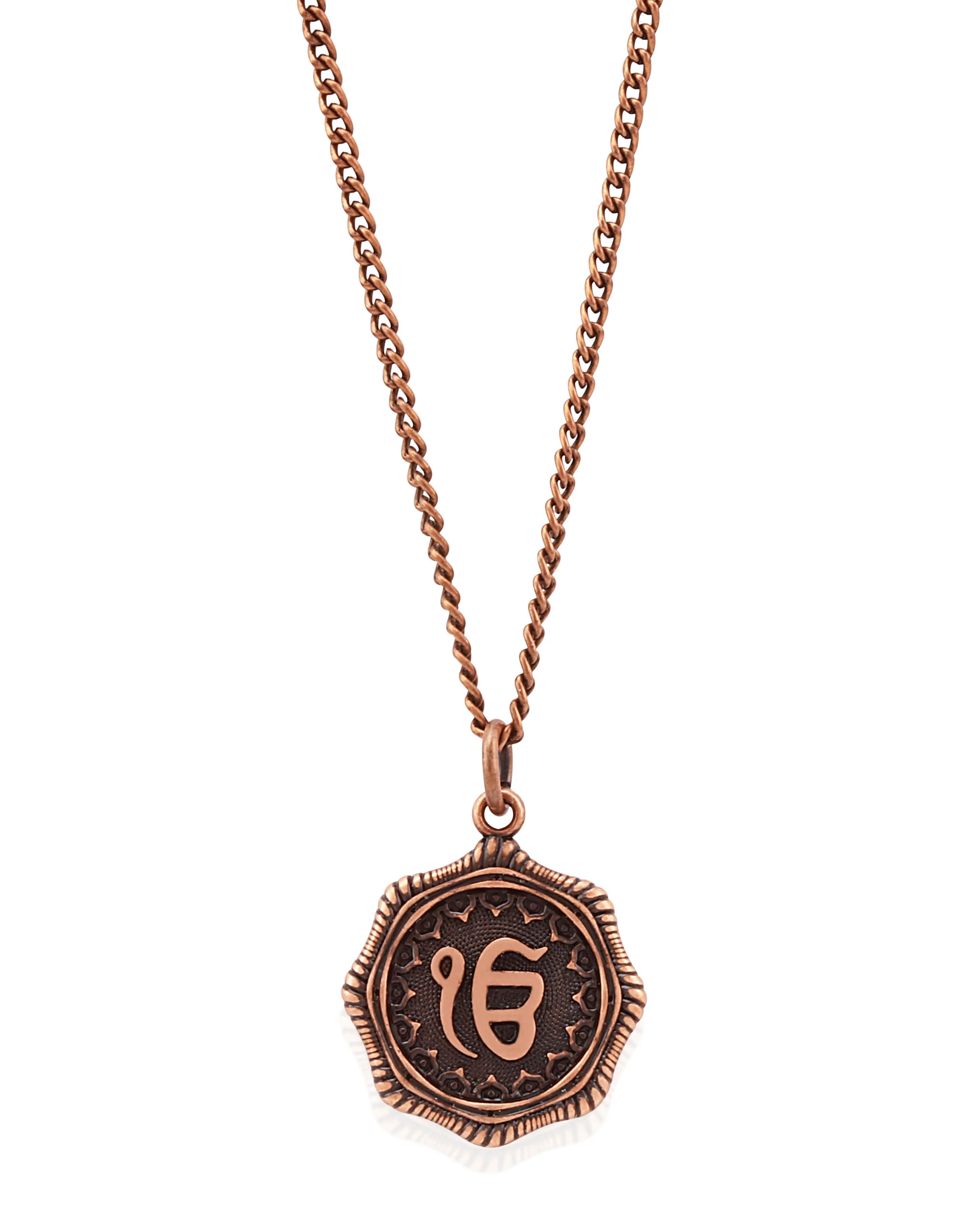 Artisan Ek Onkar Coin Necklace - Image 5