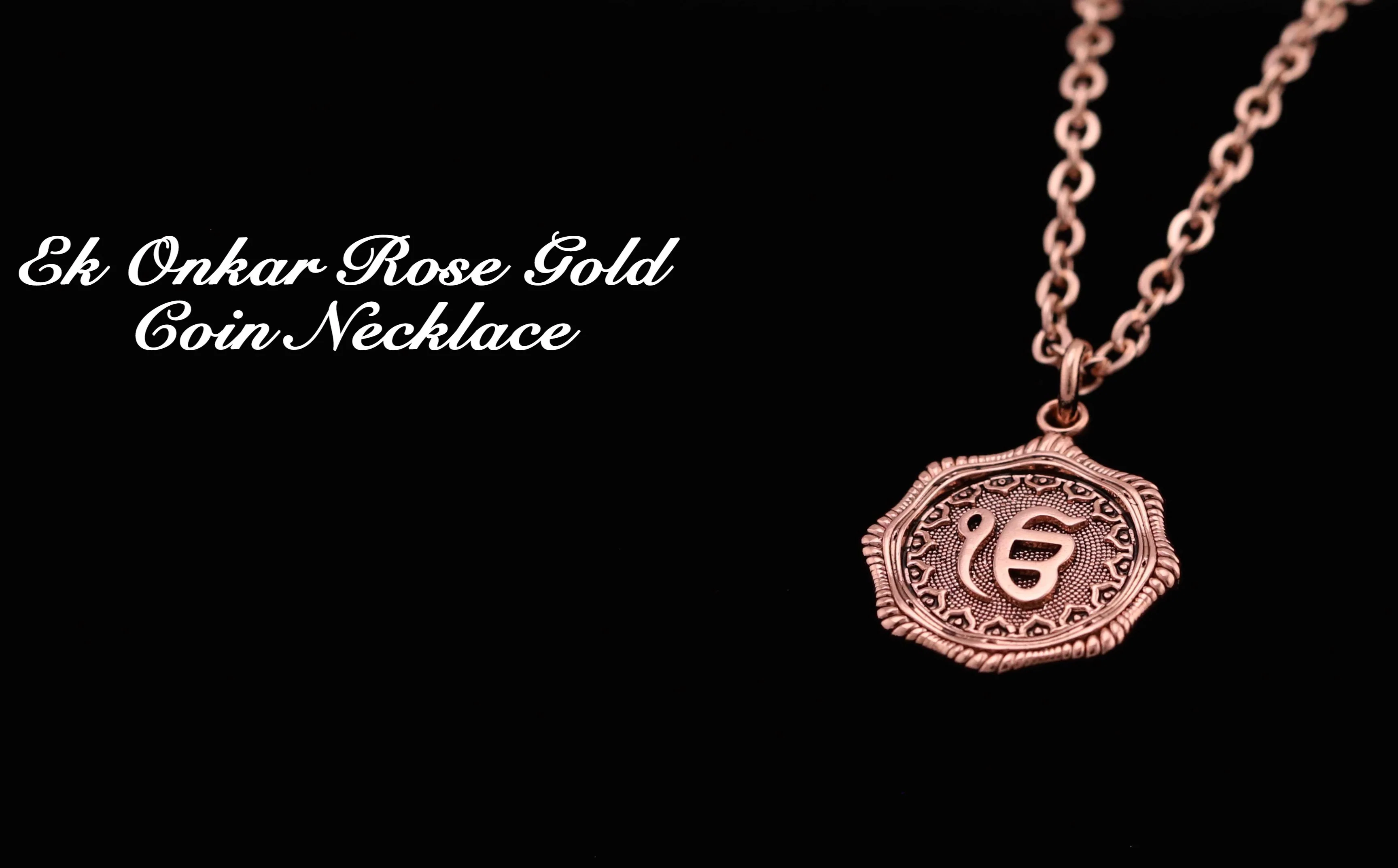 Ek Onkar Coin Necklace - Image 3