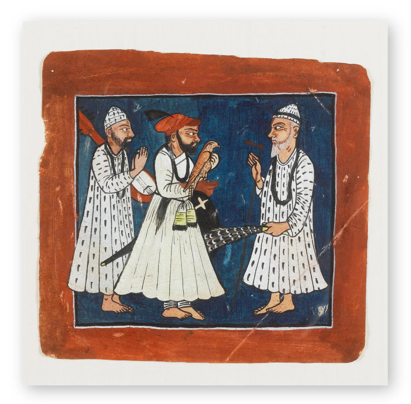 Guru Govind Singh meets Guru Nanak, Circa 1720