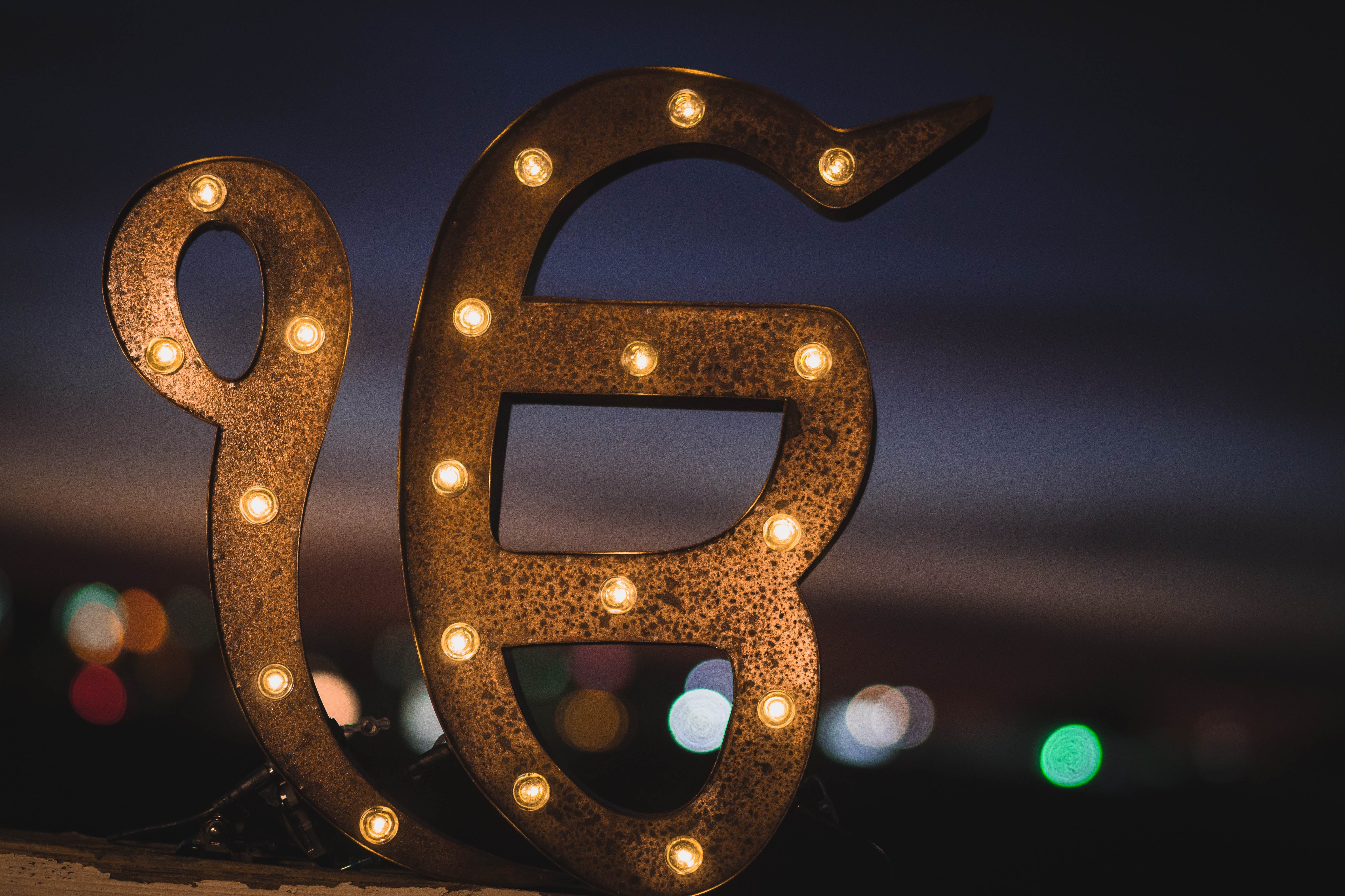 Ik Onkar Metal Marquee Lights - Image 2