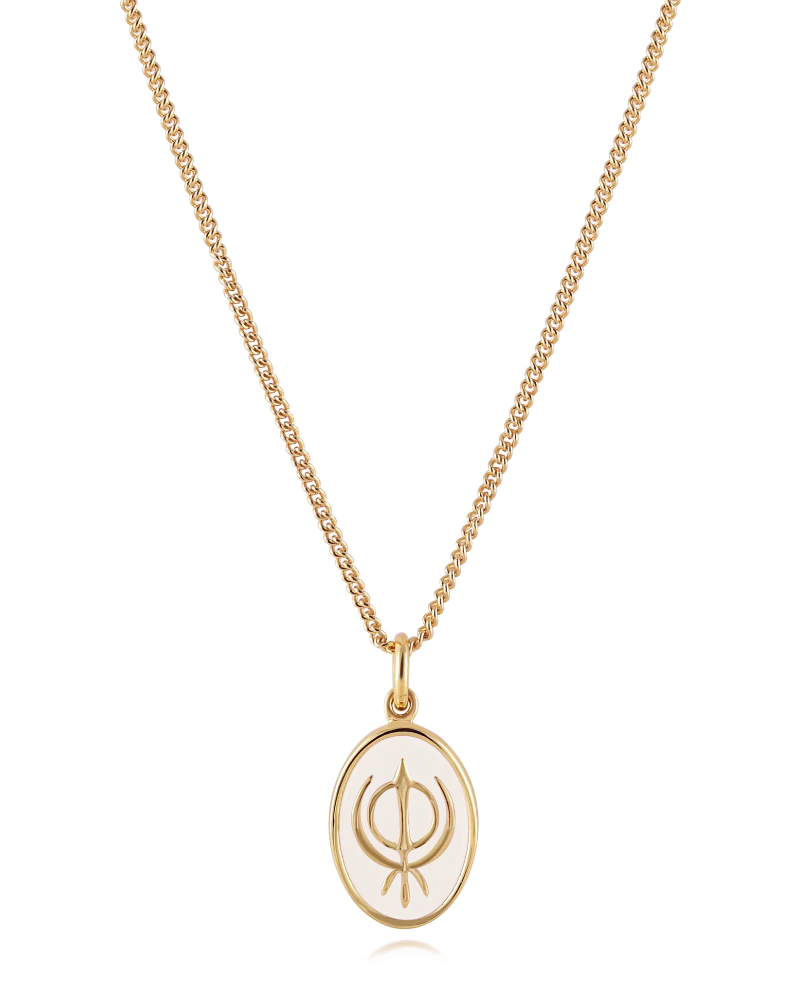 Mini Khanda Pendant Necklace