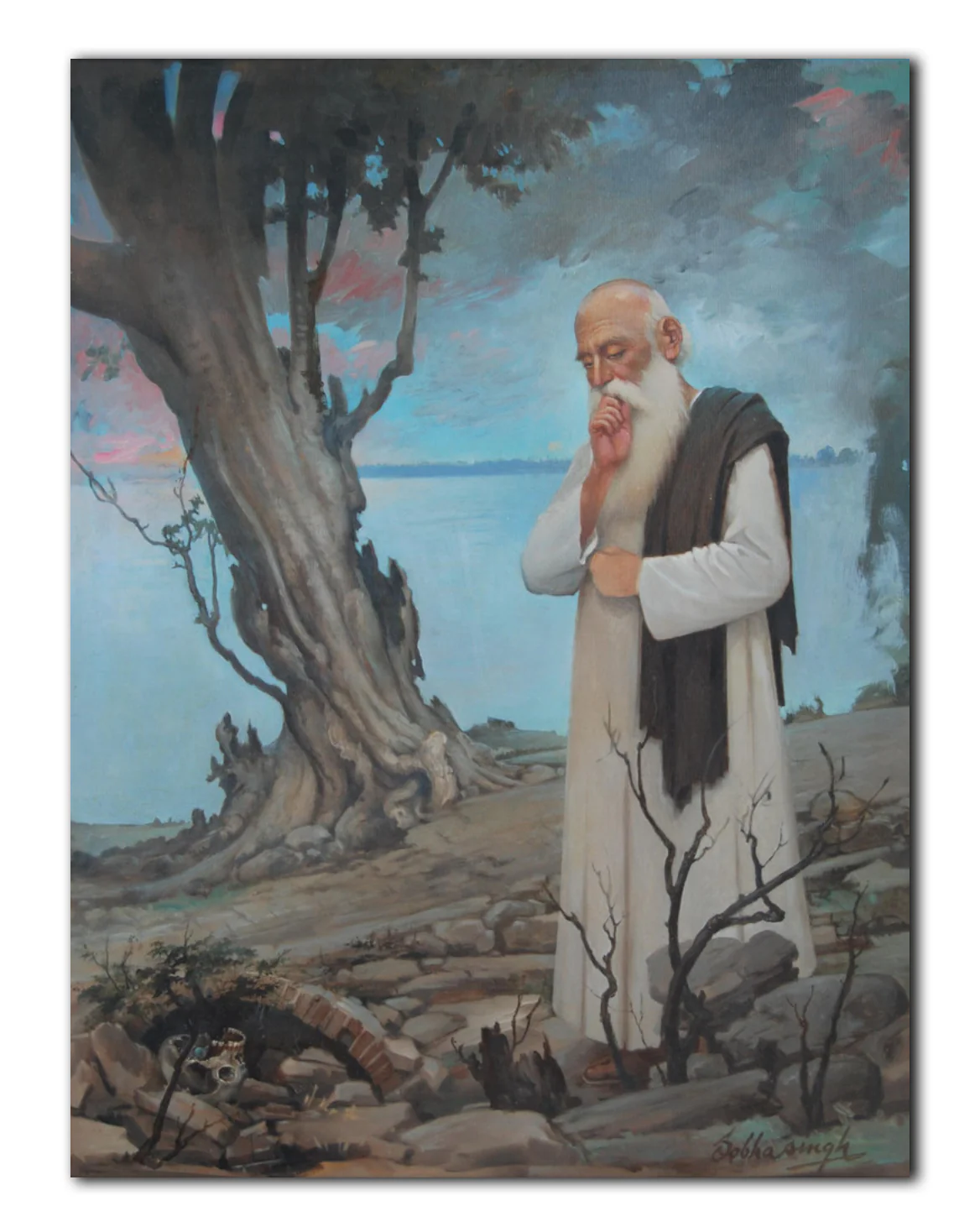 Sheikh Farid by Sobha Singh