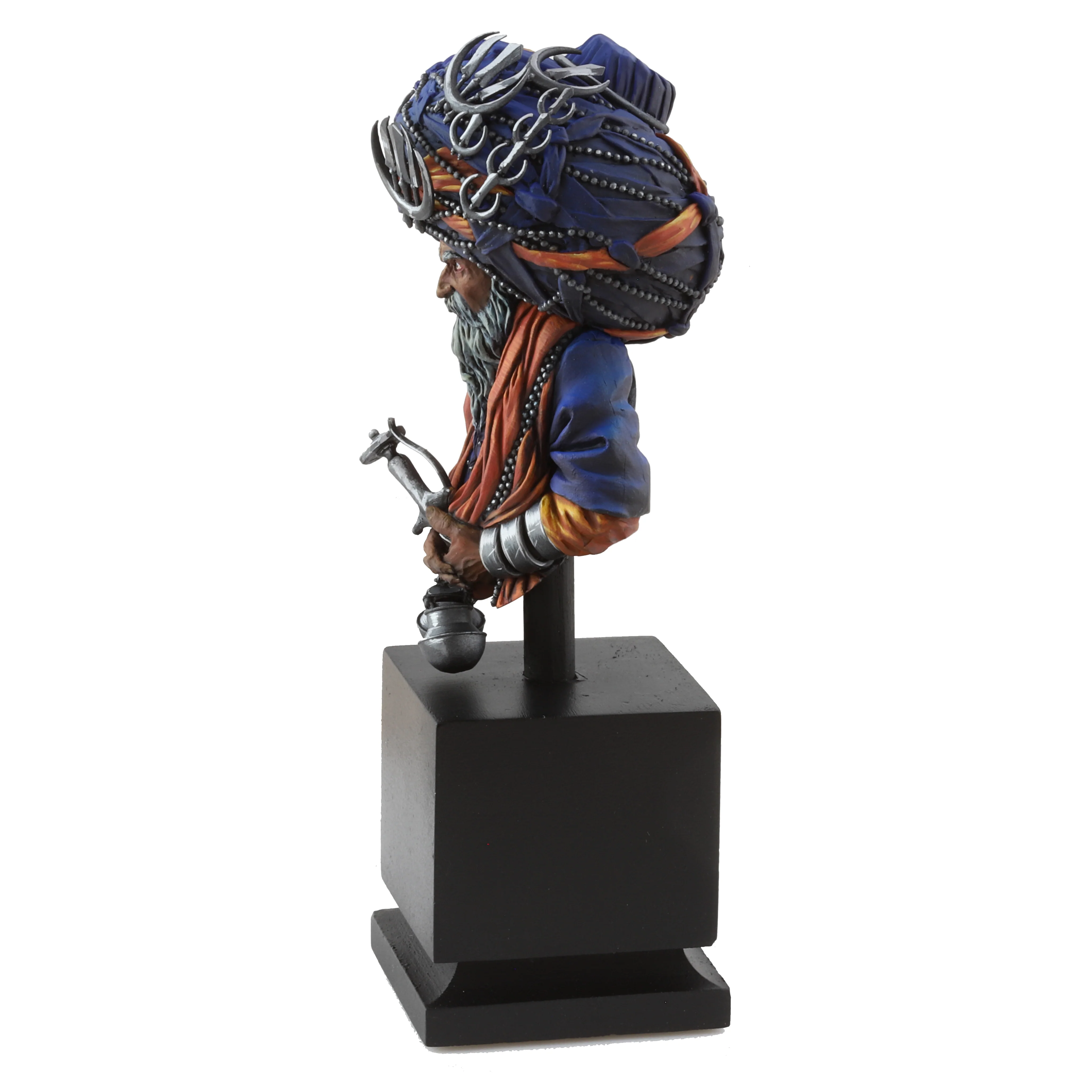 Sikh Nihang Warrior Bust - *Hand Painted* - Image 15