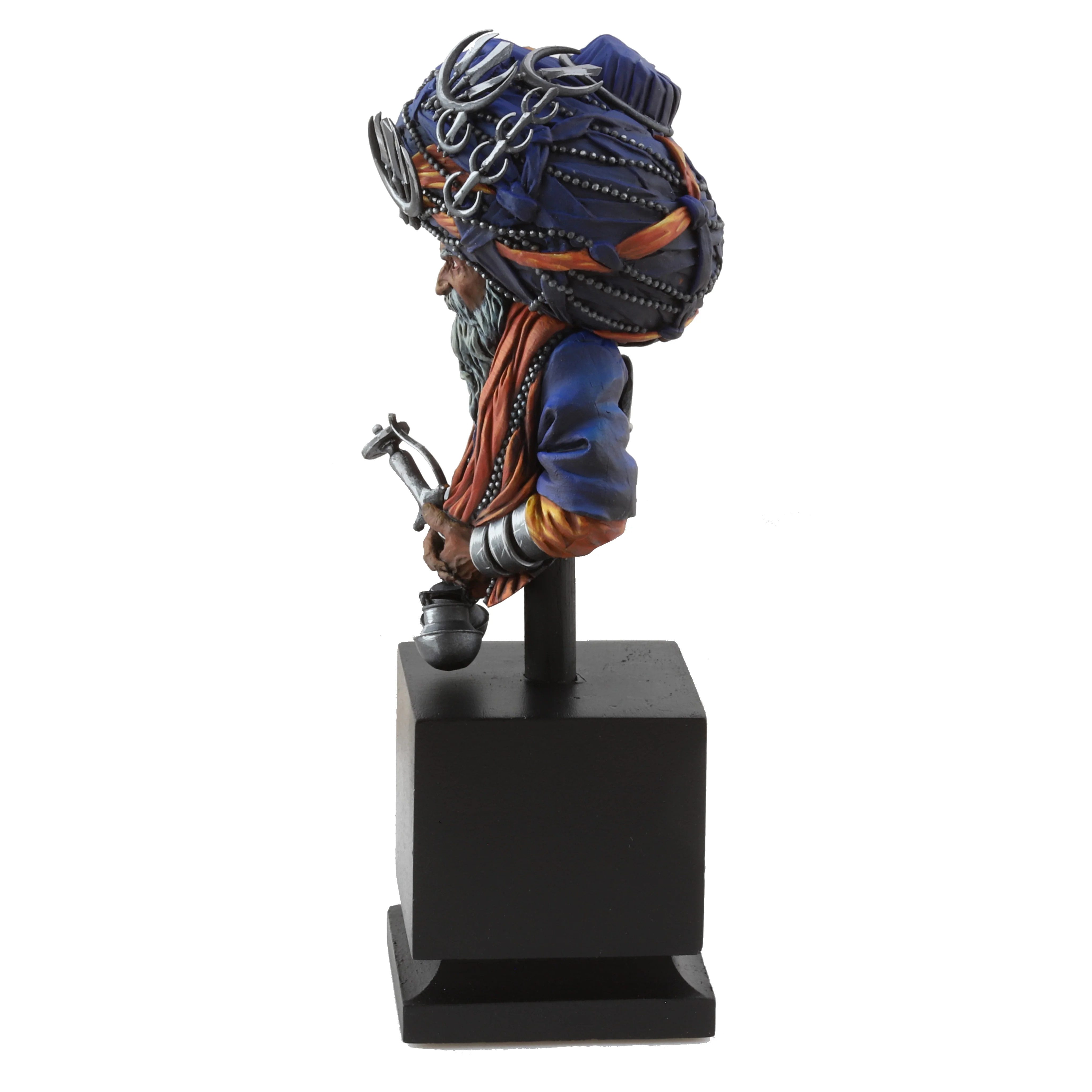 Sikh Nihang Warrior Bust - *Hand Painted* - Image 16