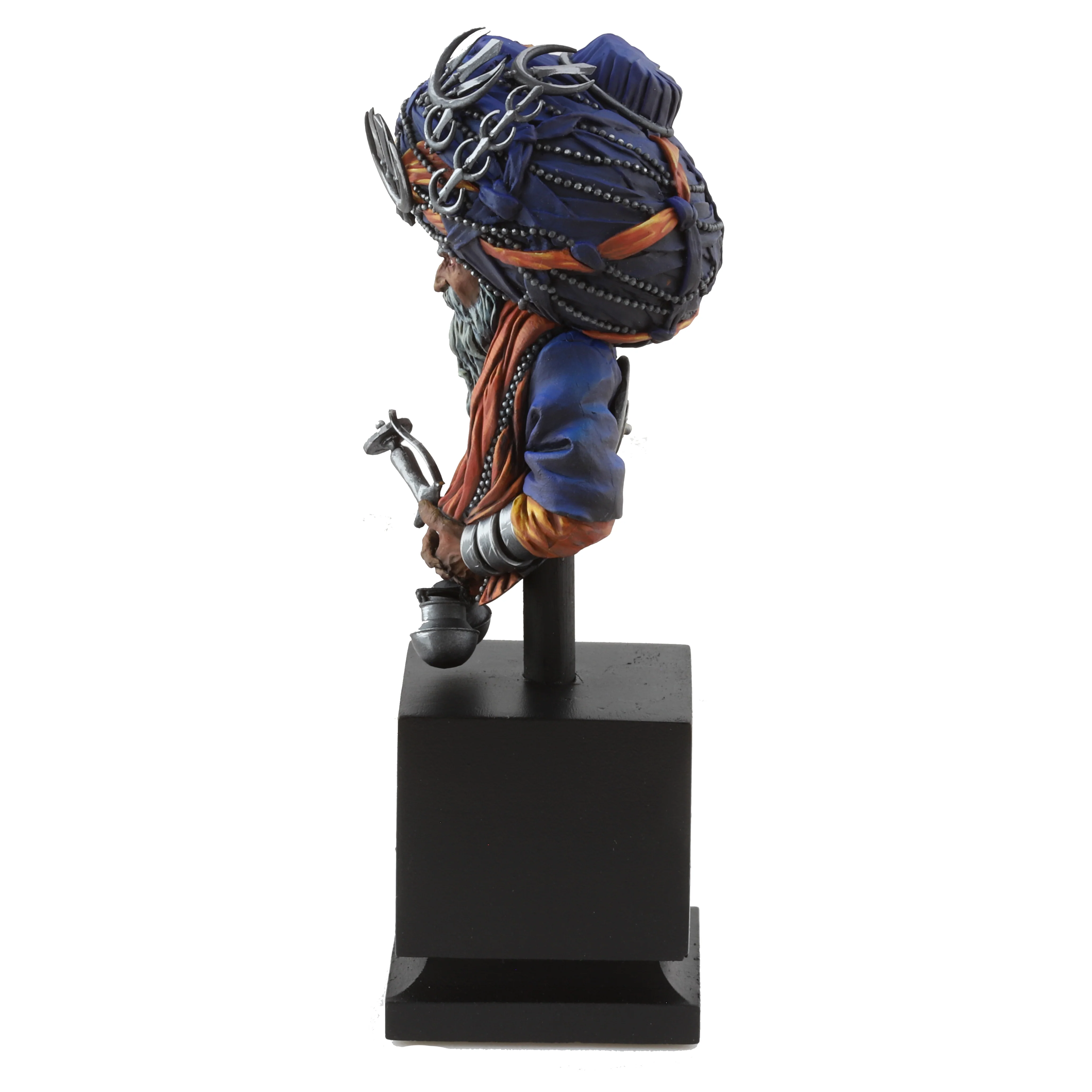 Sikh Nihang Warrior Bust - *Hand Painted* - Image 17