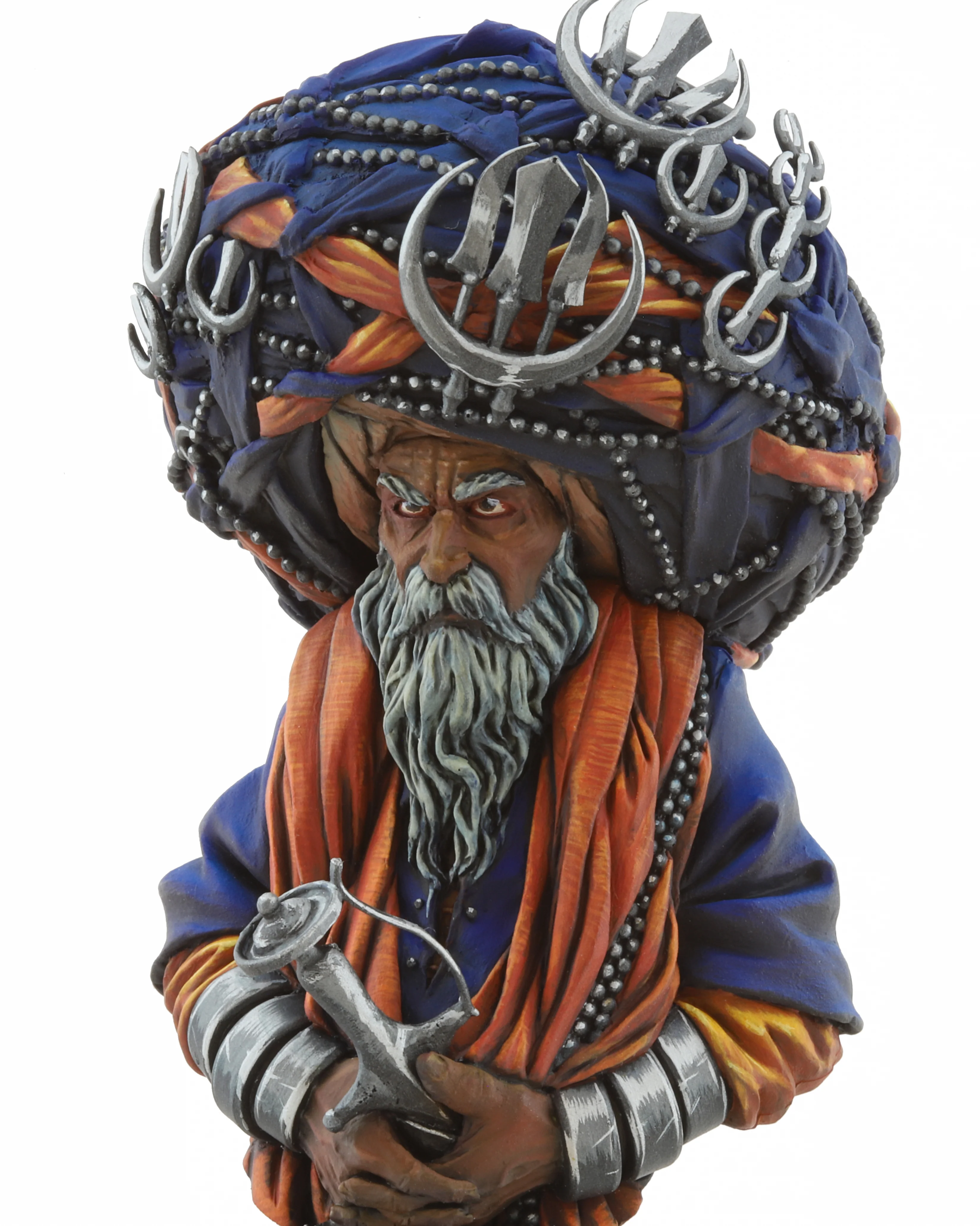 Sikh Nihang Warrior Bust - *Hand Painted* - Image 2