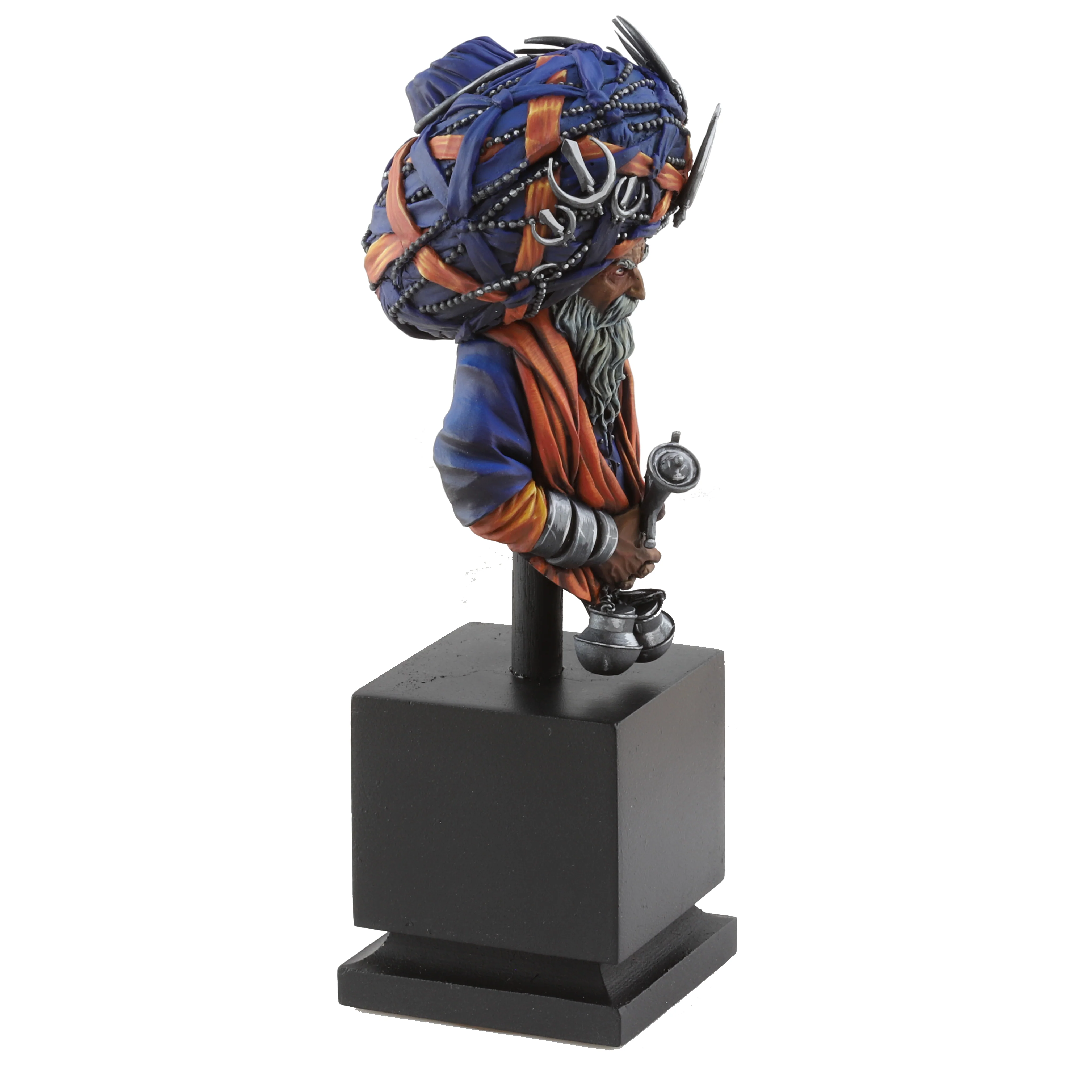 Sikh Nihang Warrior Bust - *Hand Painted* - Image 43