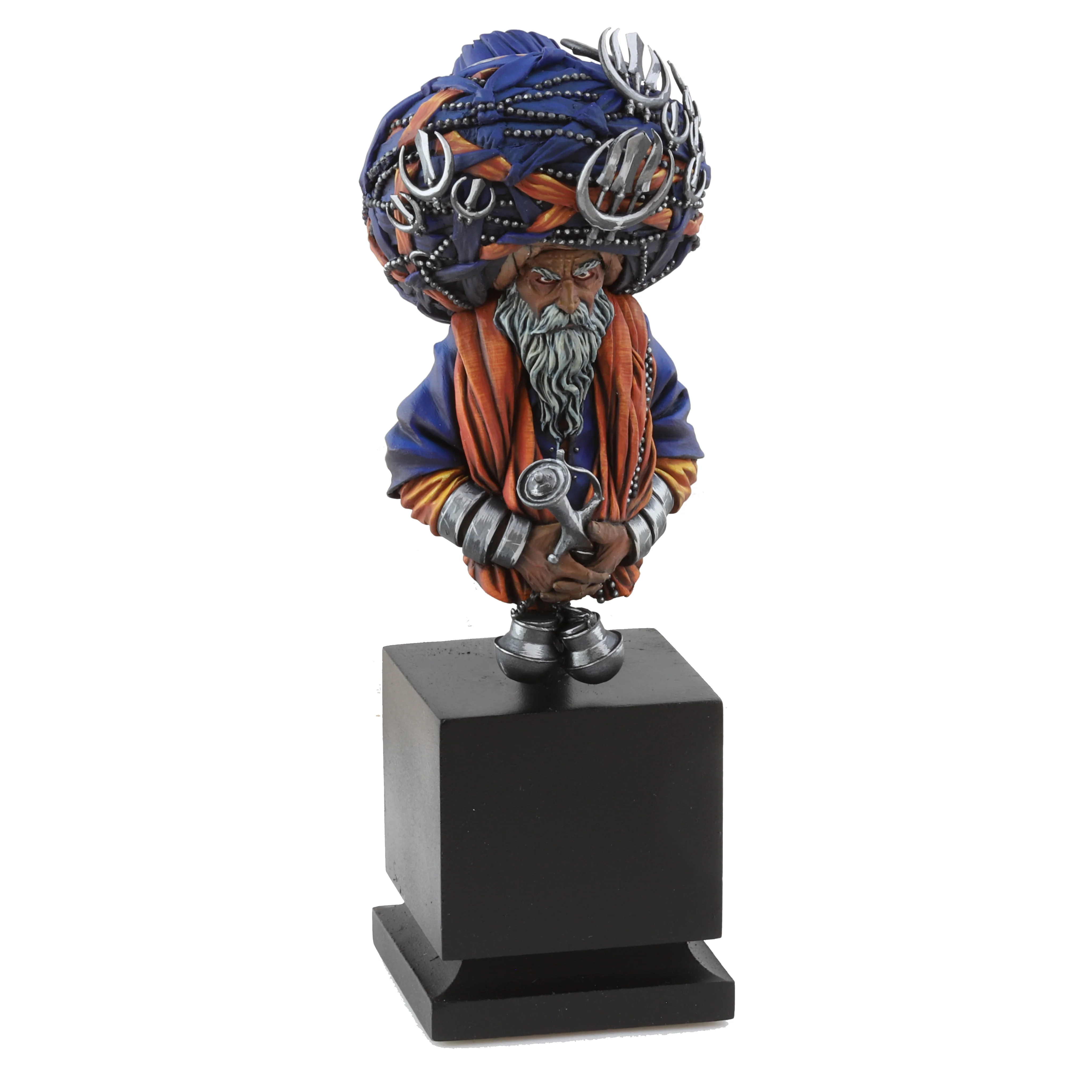 Sikh Nihang Warrior Bust - *Hand Painted* - Image 50