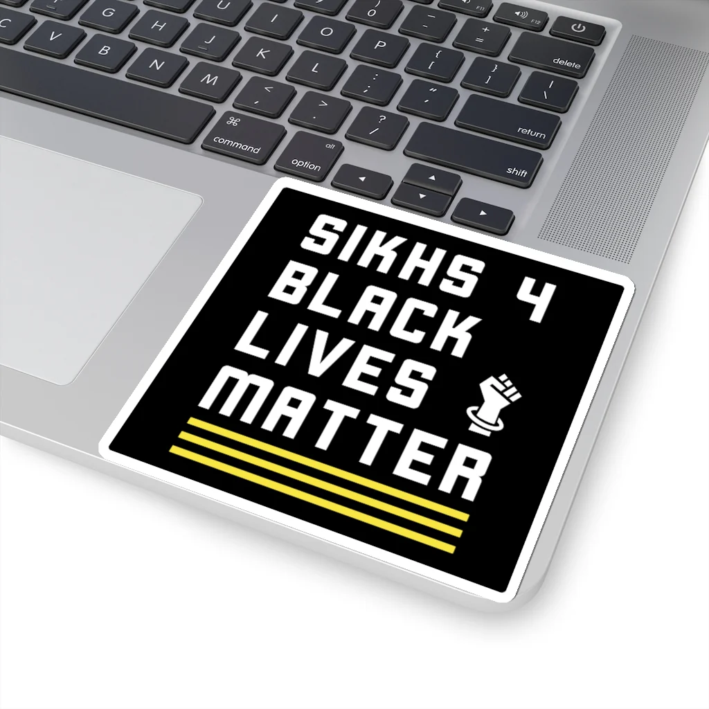 Sikhs 4 Black Lives Matter - Decal Sticker - Image 3