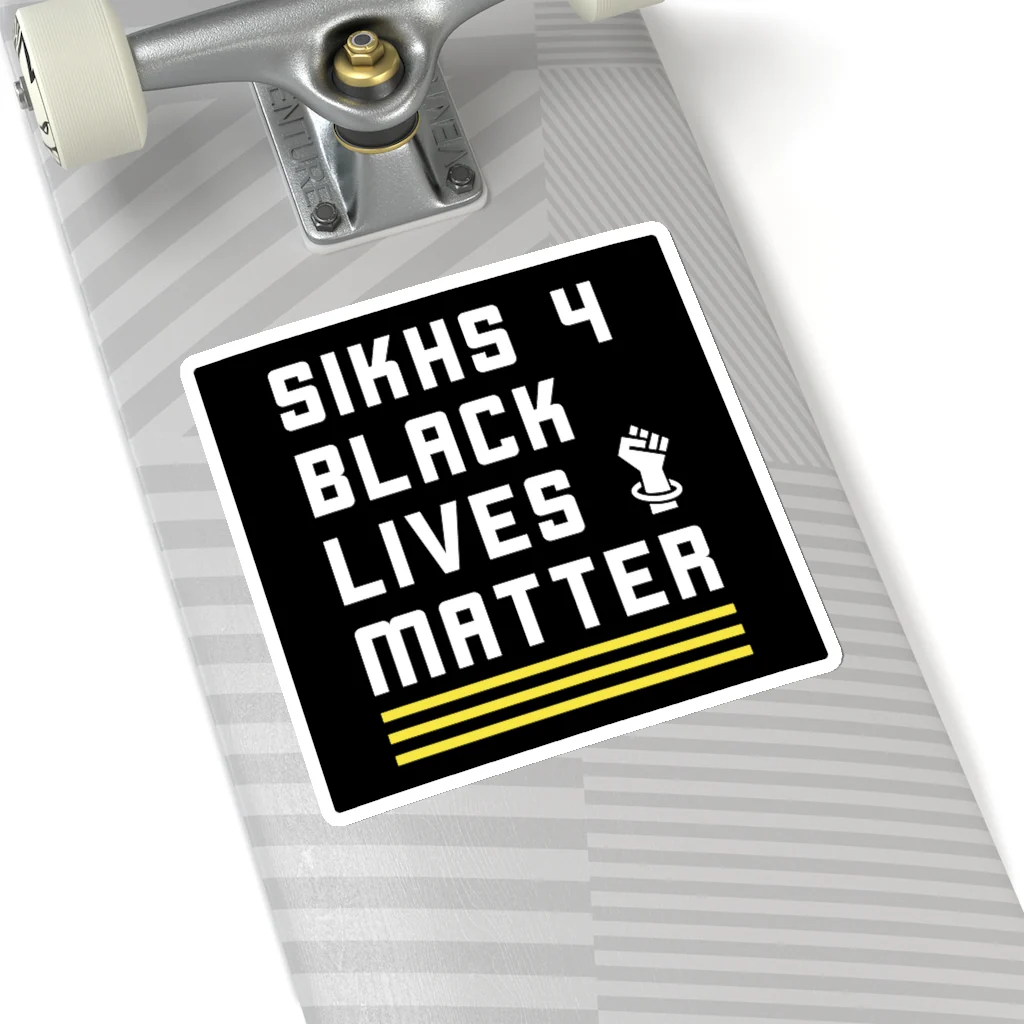 Sikhs 4 Black Lives Matter - Decal Sticker - Image 4