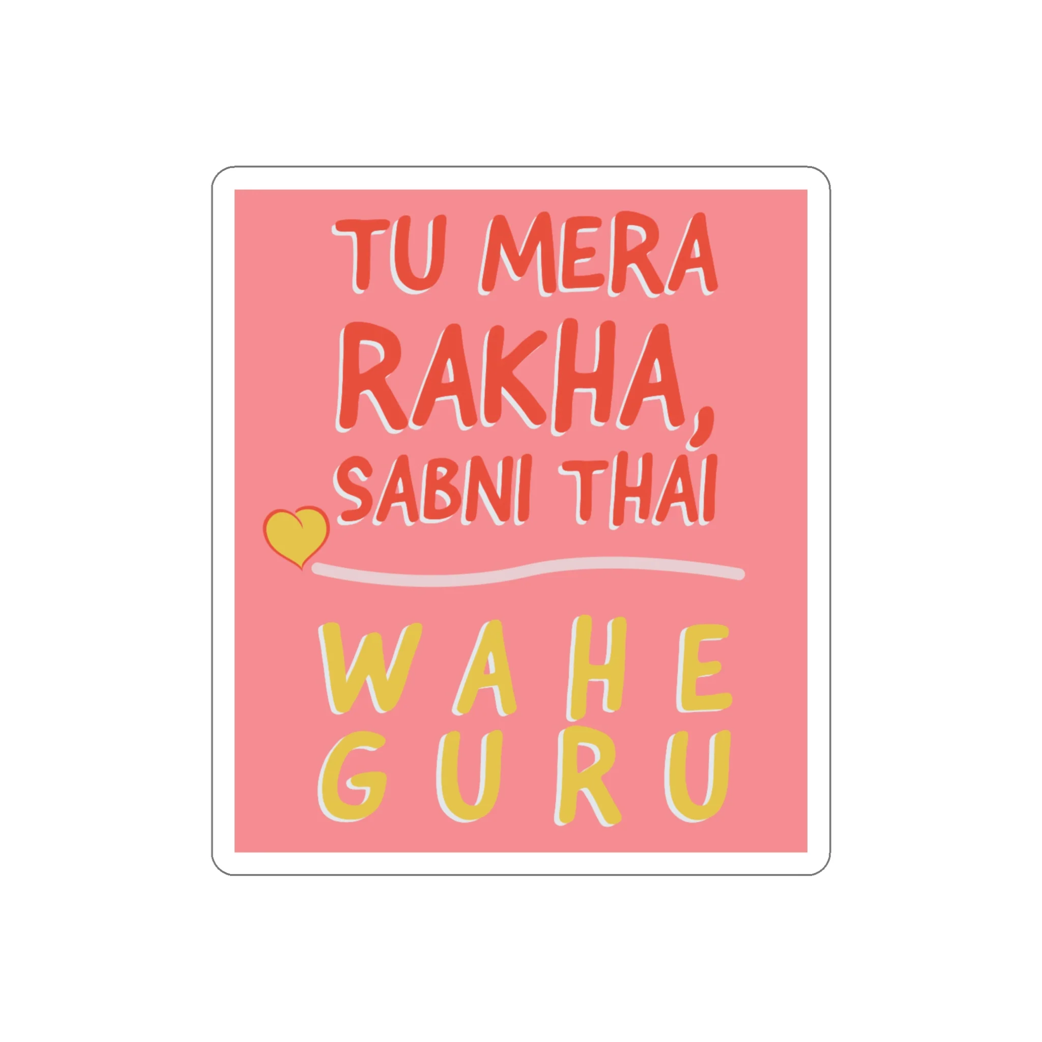 Tu Mera Rakha - Decal Sticker - Image 6